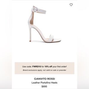 Gianvito Rossi Leather Portofino Heels